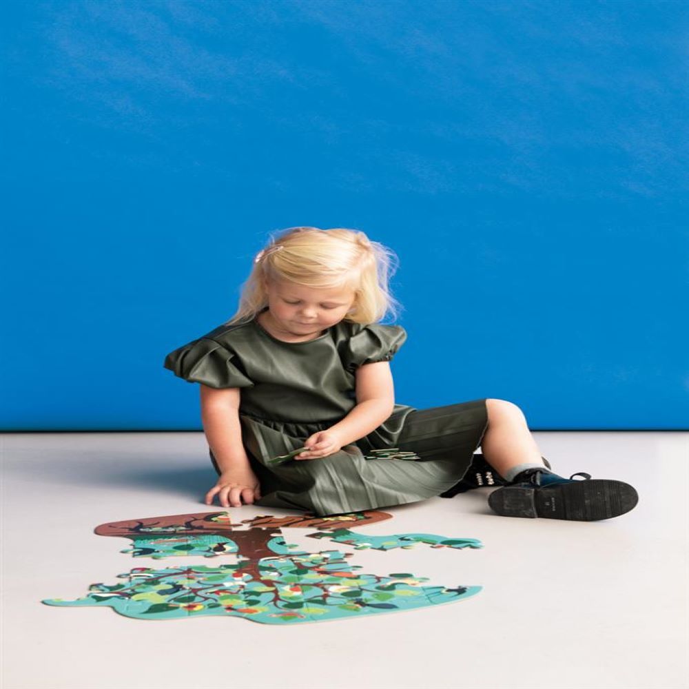 Scratch Europe - Bird Tree Contour Puzzle 59Pcs