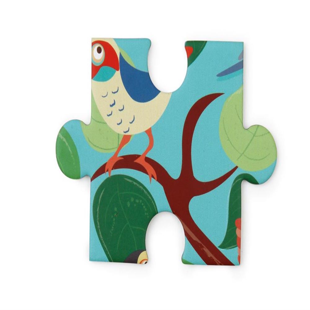 Scratch Europe - Bird Tree Contour Puzzle 59Pcs