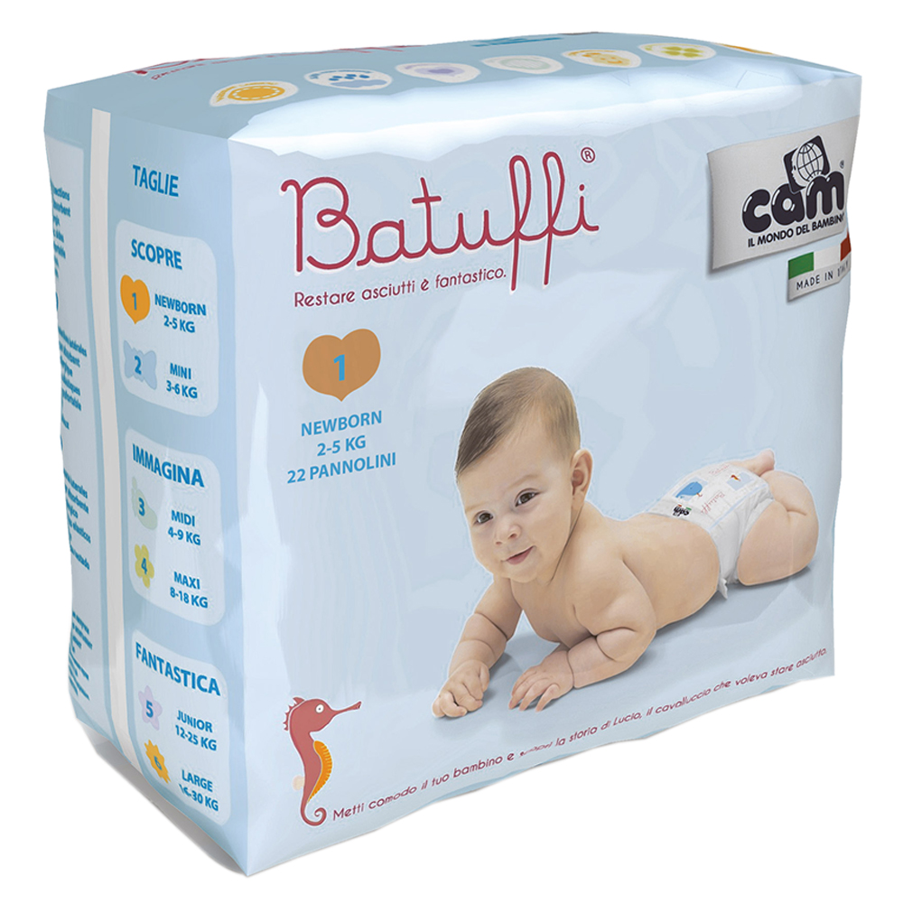 Cam - Batuffi Newborn Diapers