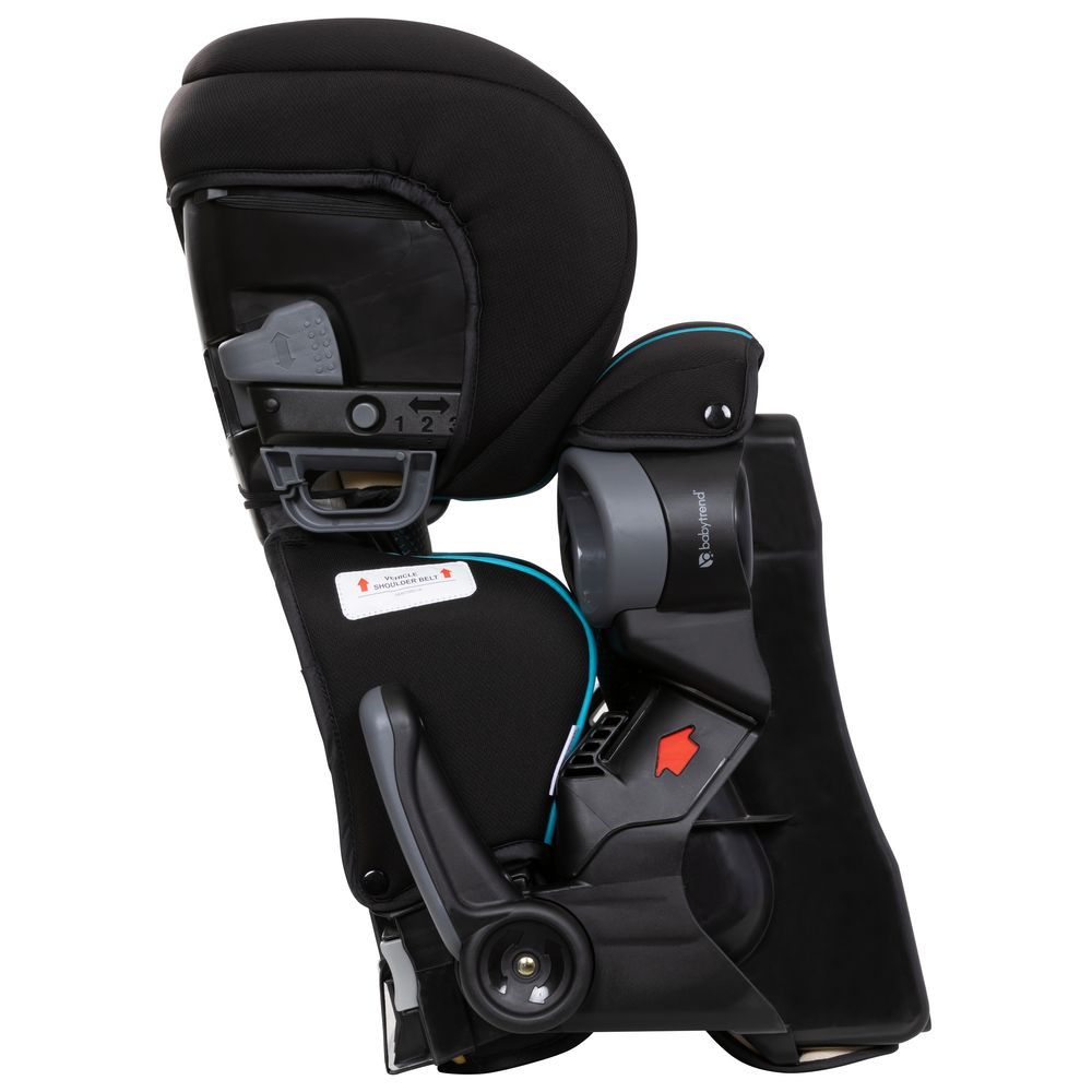 Babytrend Yumi 2-in-1 Folding Booster Car Seat - Aqua Tech, Adjustable Headrest, Side Impact Protection - 9M+