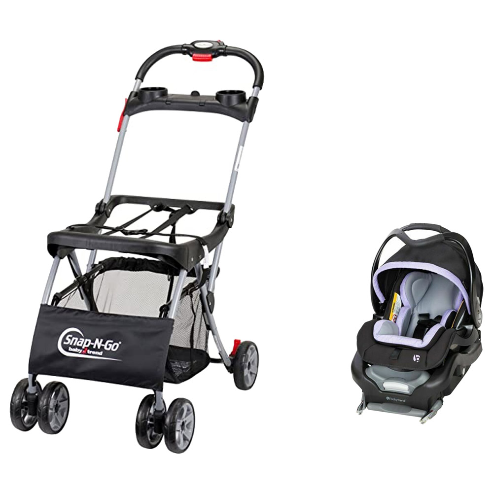 Babytrend - Snap-N-Go Ex Universal Car Seat Carrier & Car Seat - Lavender Ice