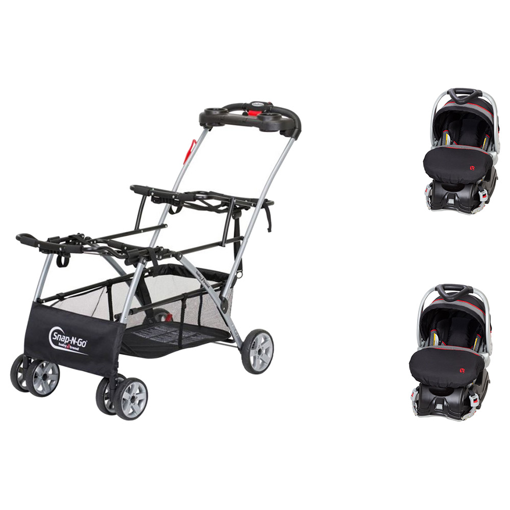 Babytrend - Snap-N-Go Double & 2 Flex-Loc Car Seat - Millenium