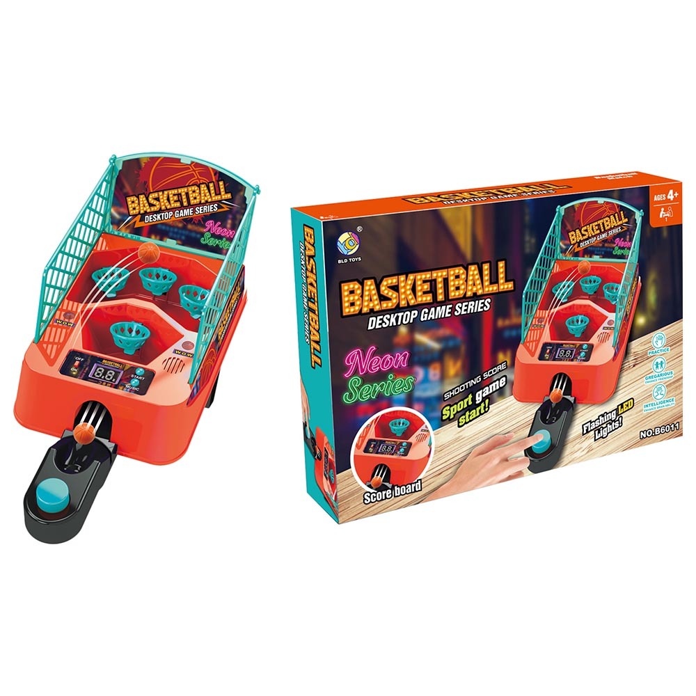 Bld Toys - Electronic Basketball Desktop Game Neon Series