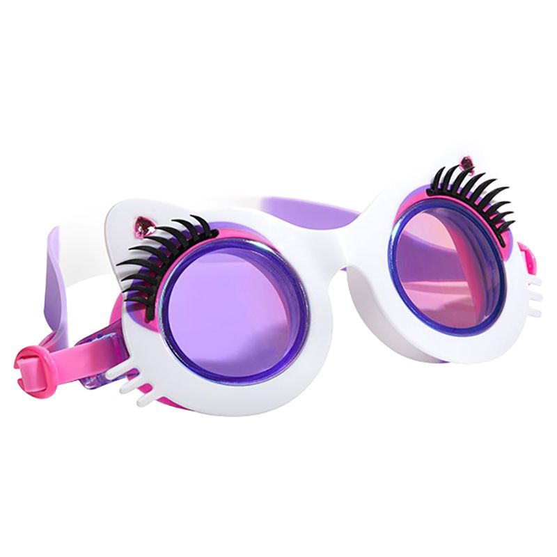 Bling2o - Pawdry Hepburn Swim Goggle - Whiskers White