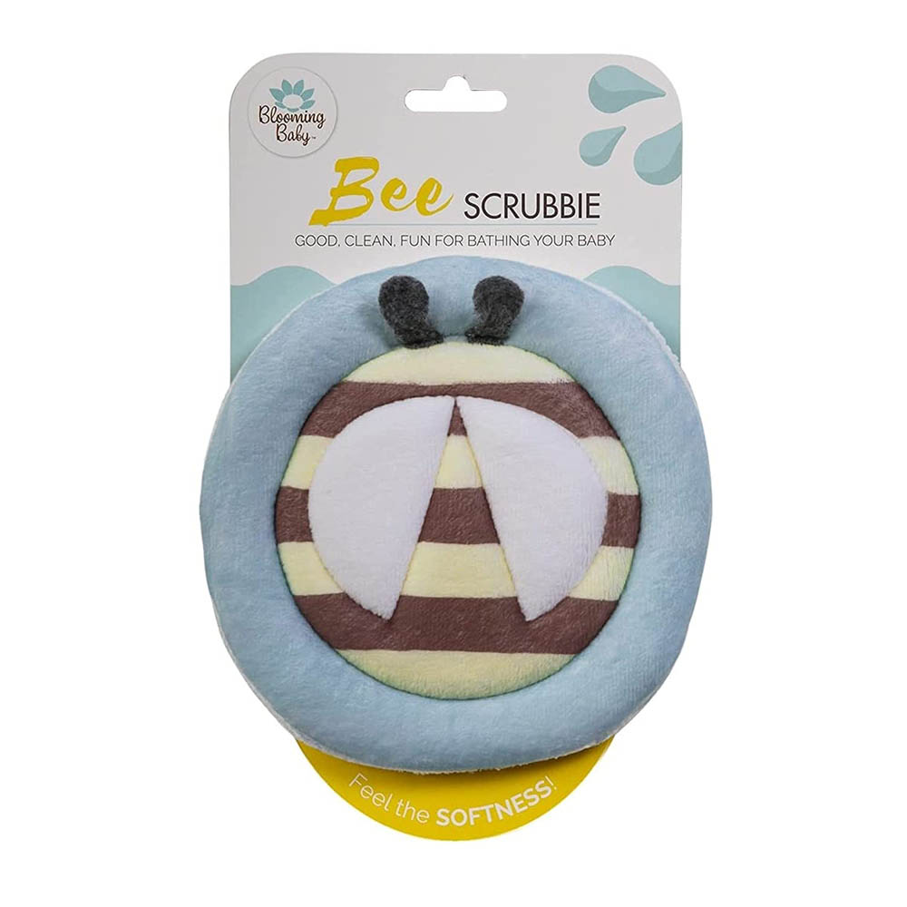 Blooming Bath - Scrubbie Baby Washcloth - Bee