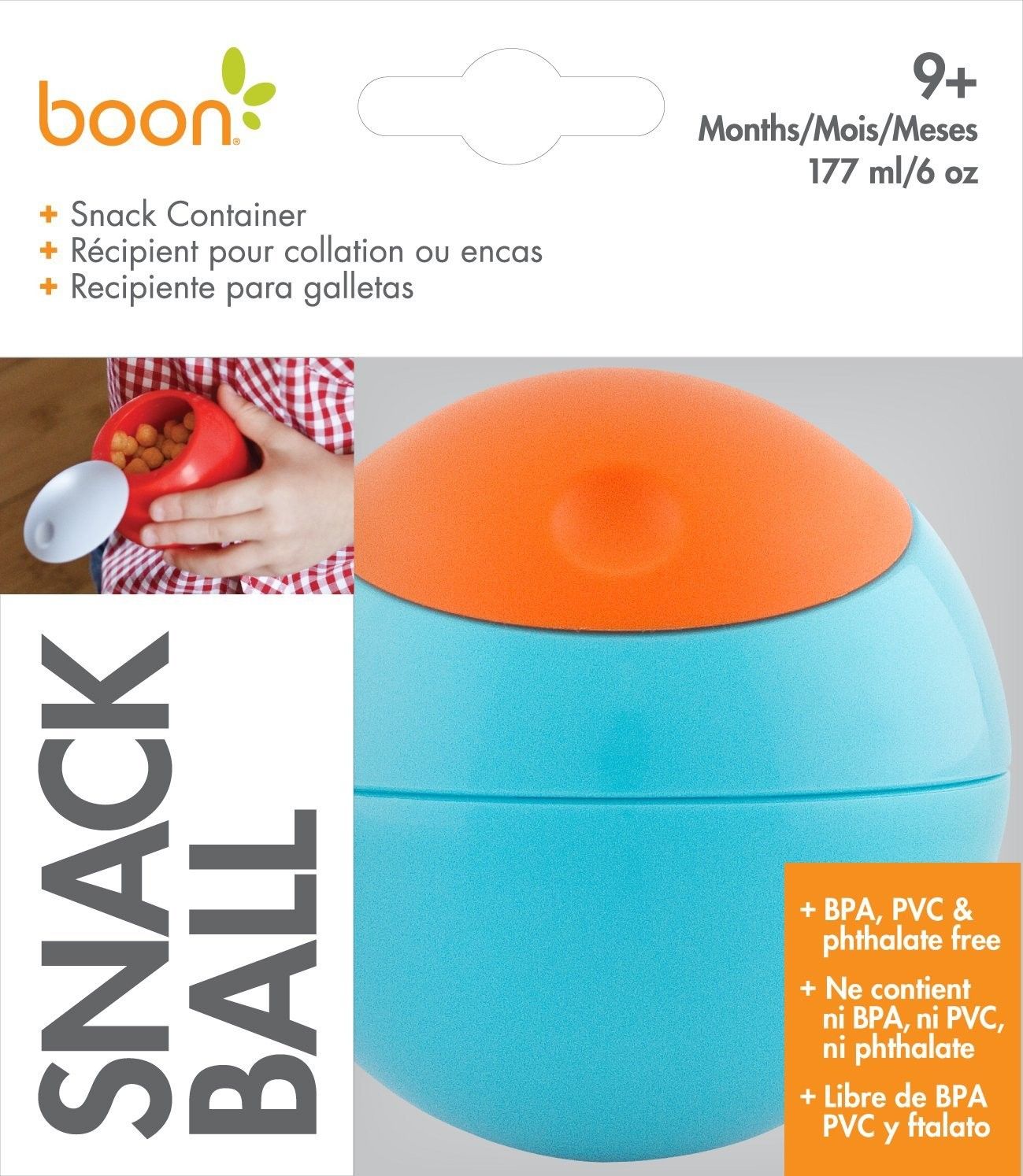 Boon - Orange Kid's Snack Ball
