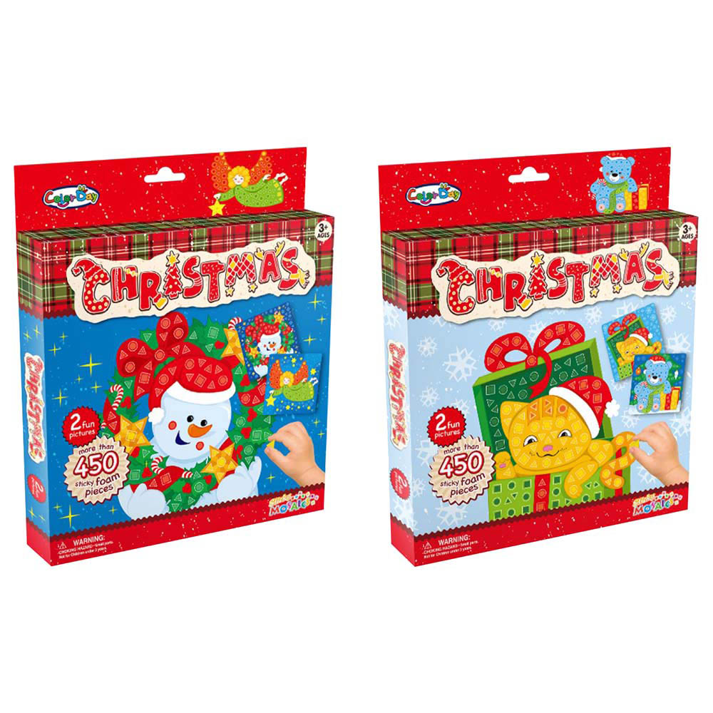 Brain Giggles - Christmas Mosaic Foam Stickers