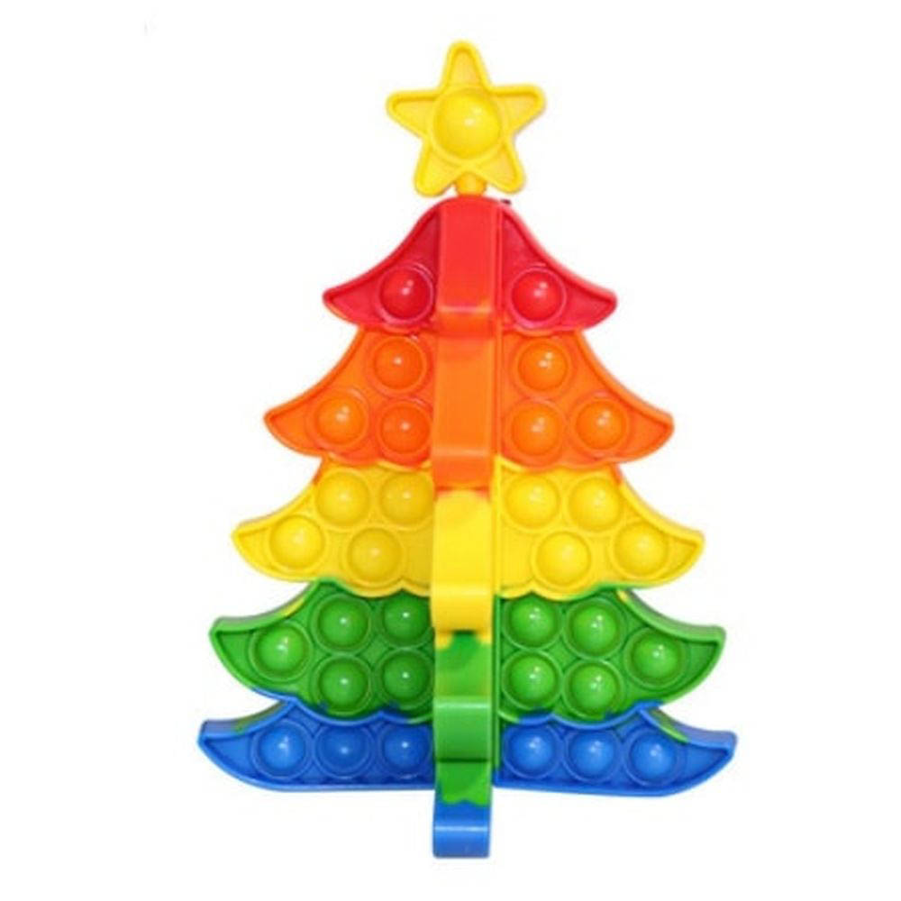 Brain Giggles - Christmas Tree Pop It Fidget Toy