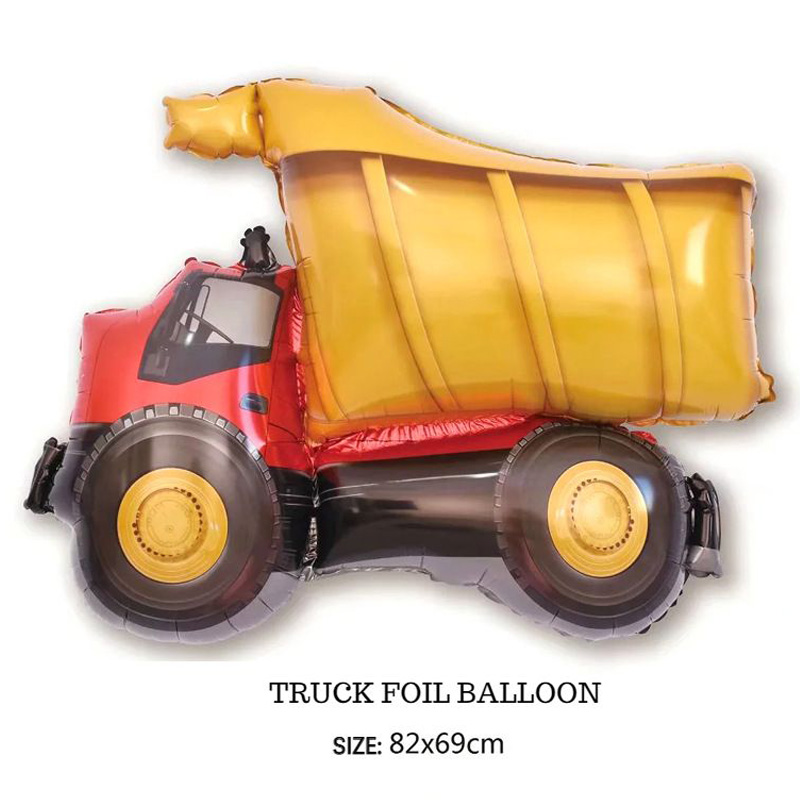 Brain Giggles - Construction Theme Birthday Decoration Kit - 57 Pieces