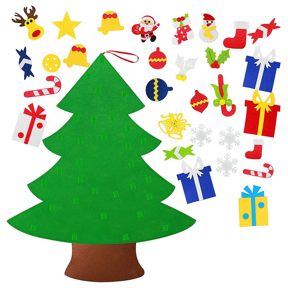 Brain Giggles - DIY Christmas Felt Tree - Christmas Home Decorations
