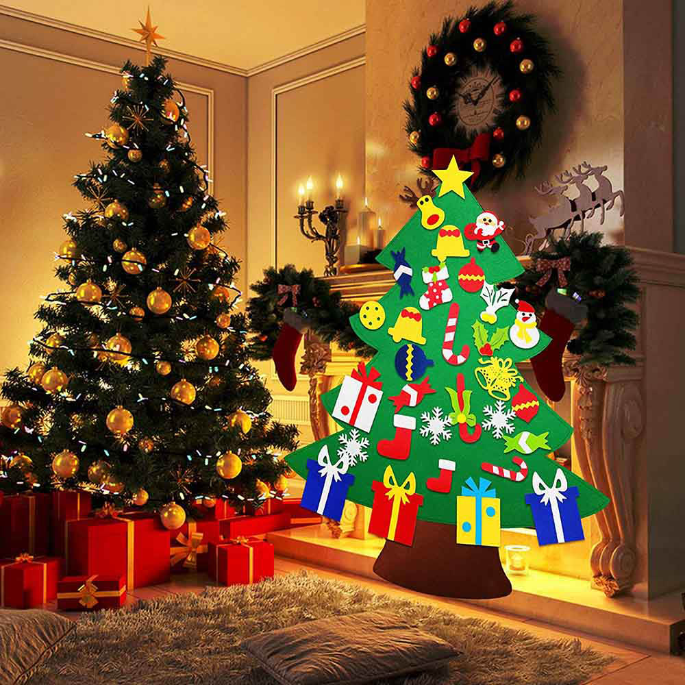 Brain Giggles - DIY Christmas Felt Tree - Christmas Home Decorations