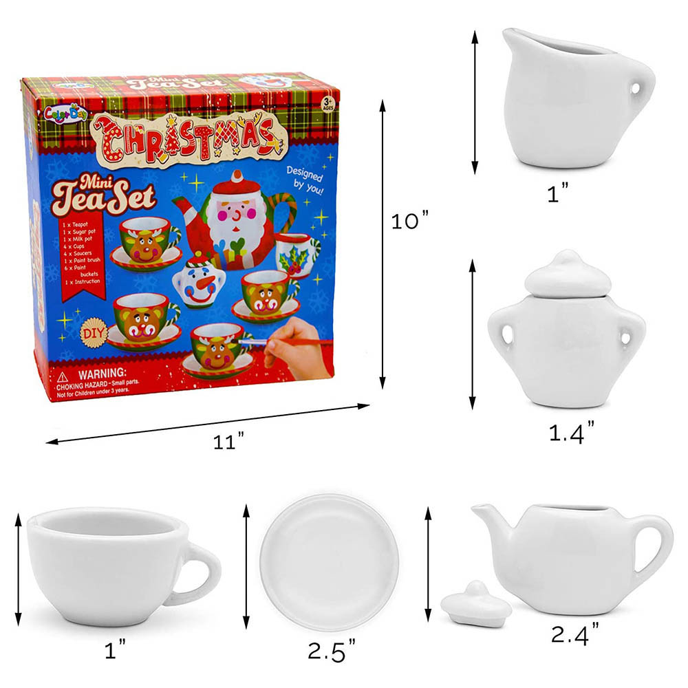 Brain Giggles - DIY Christmas Mini Tea Party Set