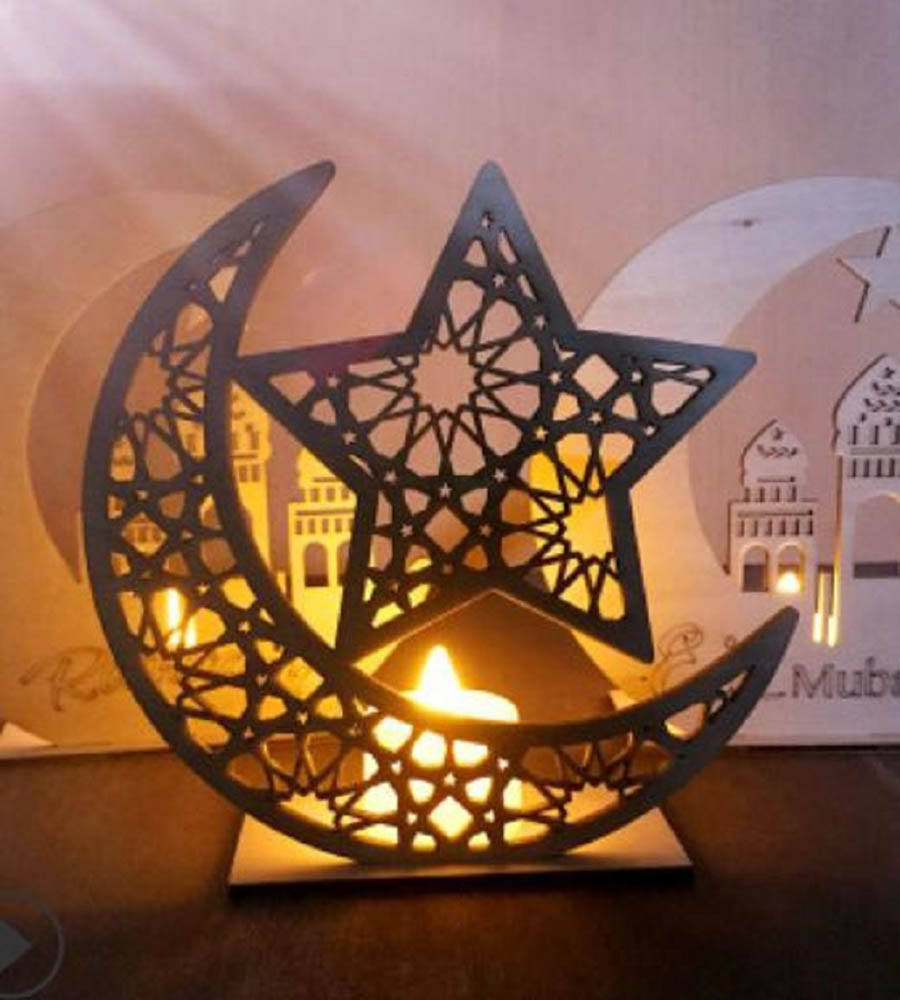 Brain Giggles - Eid/ Ramadan Light Decorations- Eid Decoration Party Supplies (Eid Mubarak Light2)