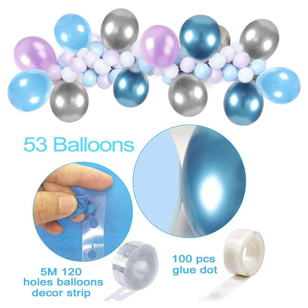 Brain Giggles - Frozen Theme Birthday Decoration Kit - 103 pieces