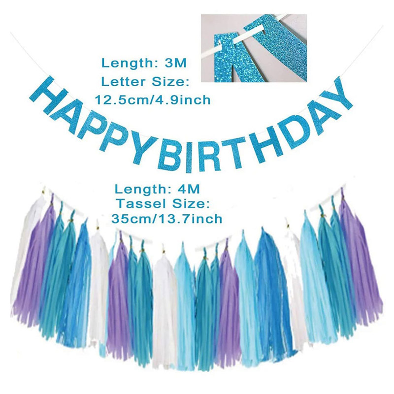 Brain Giggles - Frozen Theme Birthday Decoration Kit - 103 pieces