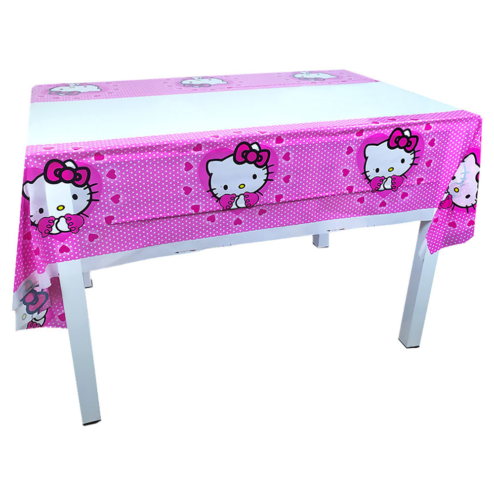 Brain Giggles - Hello Kitty Theme Disposable Tableware 16 Items/Set For 10 People - 136 Pieces