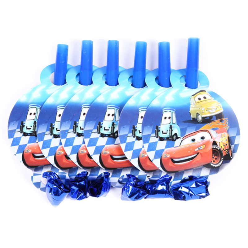 Brain Giggles - Mcqueen Theme Disposable Tableware 16 Items/Set For 10 People - 136 Pieces