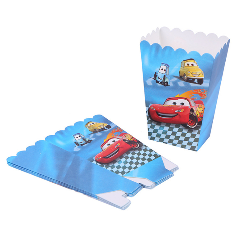 Brain Giggles - Mcqueen Theme Disposable Tableware 16 Items/Set For 10 People - 136 Pieces
