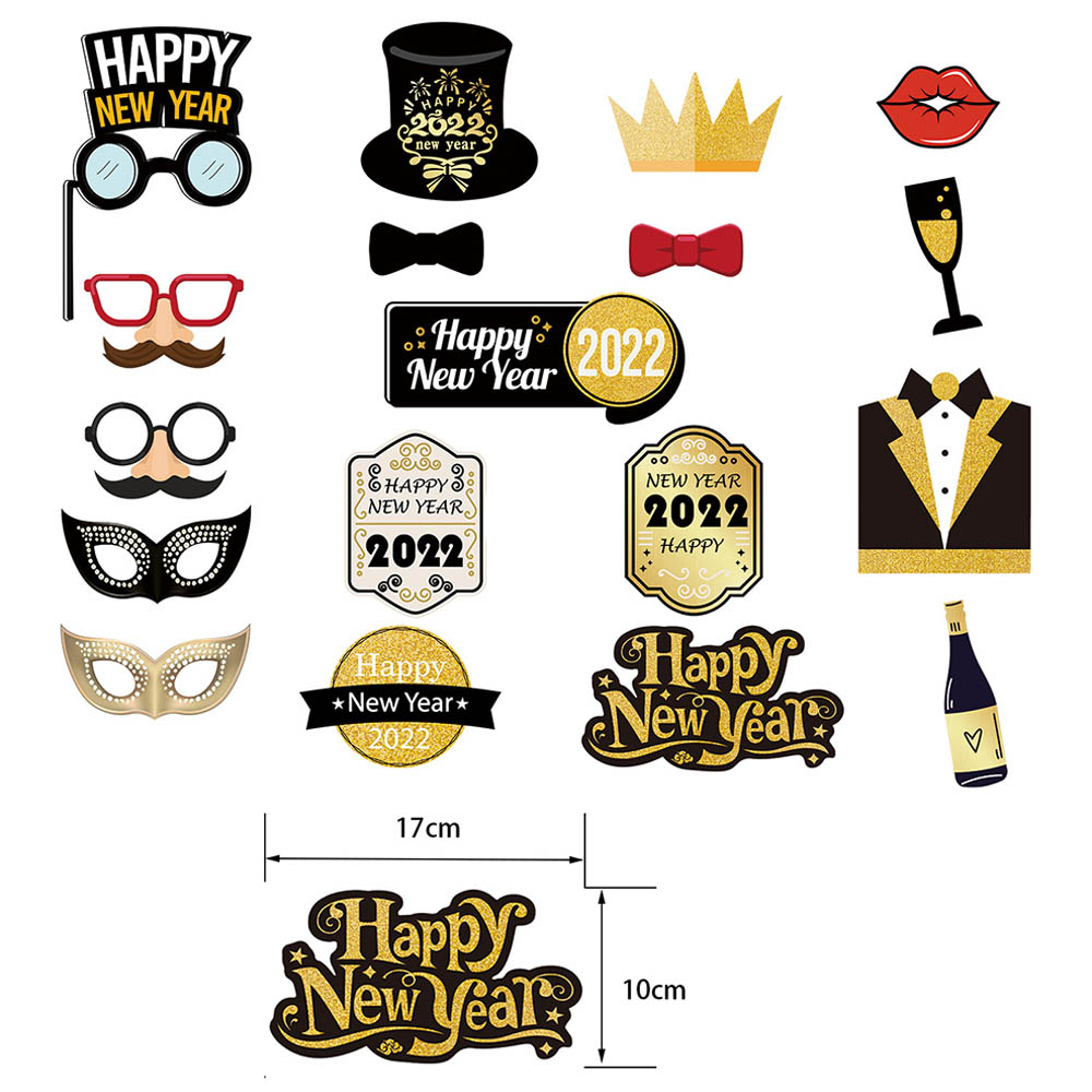 Brain Giggles - New Year Decoration Kit - 50 pieces