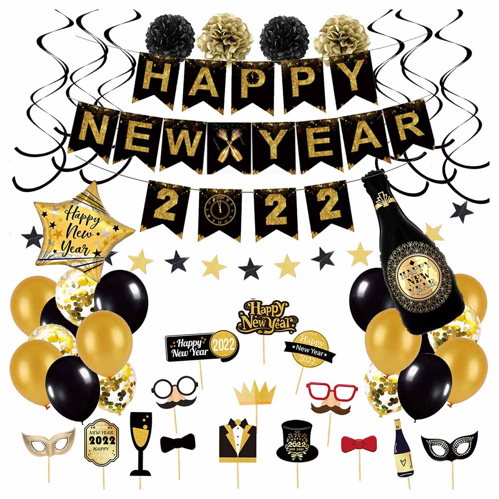 Brain Giggles - New Year Decoration Kit - 50 pieces