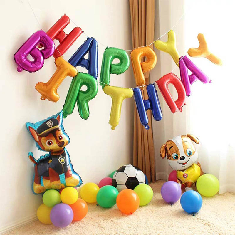 Brain Giggles - Paw Patrol Theme Birthday Decoration Kit - 46 Pieces