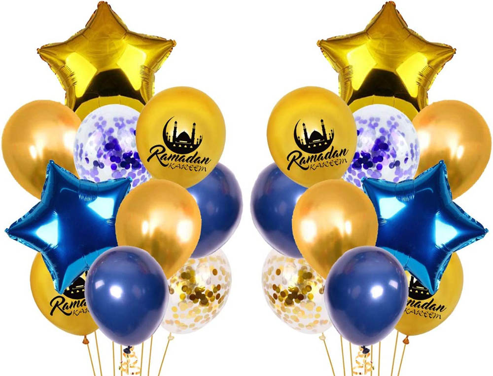 Brain Giggles - Ramadan Kareem Balloons For Ramadan Decoration- Pack Of 20 Pieces