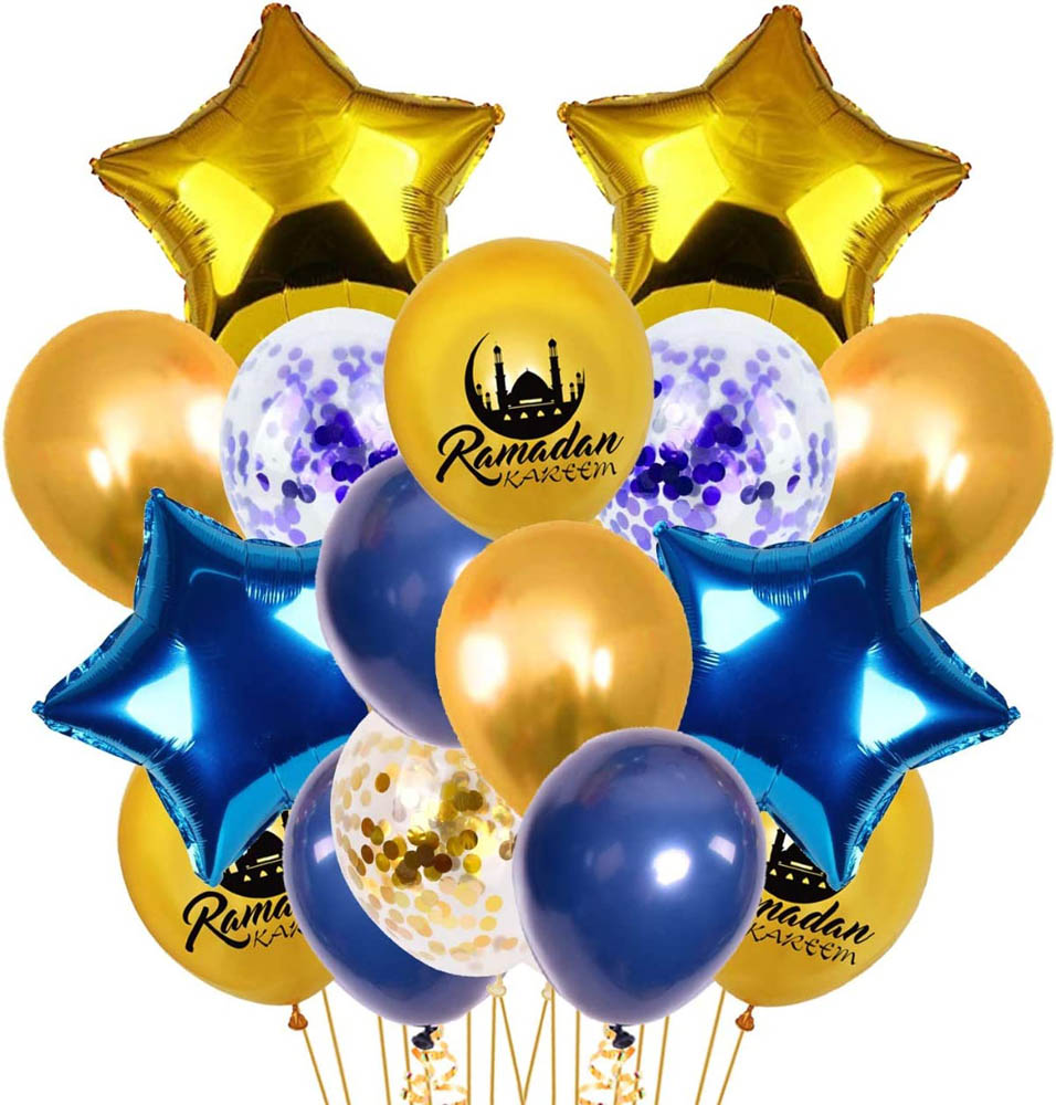 Brain Giggles - Ramadan Kareem Balloons For Ramadan Decoration- Pack Of 20 Pieces