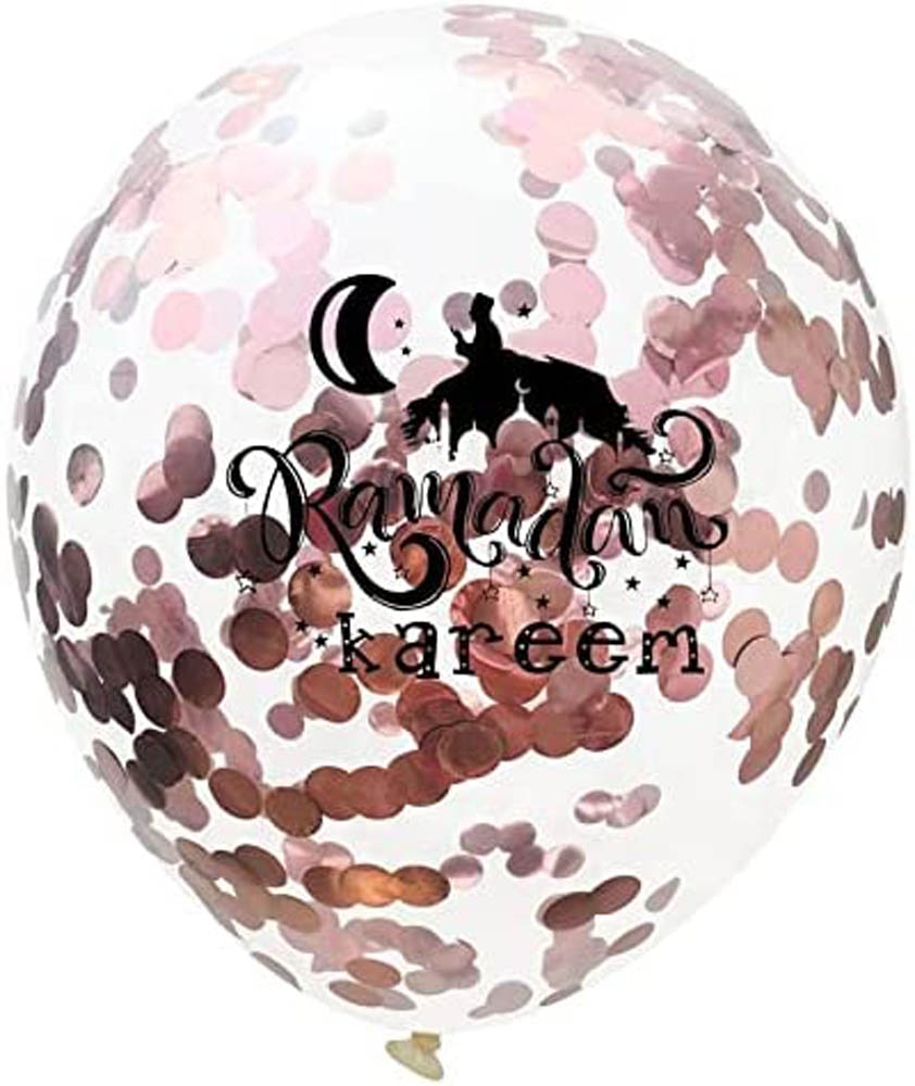 Brain Giggles - Ramadandecoration - Ramadan Kareem Balloons - Set Of 6