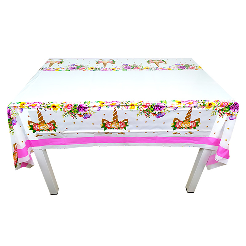Brain Giggles - Unicorn Theme Disposable Tableware 16 Set For 10 People - 136 Pieces