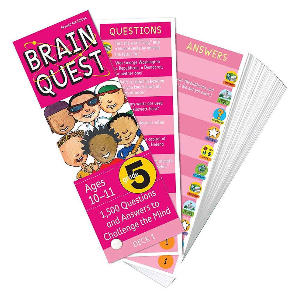 Brain Quest - Grade 5, 1500 Questions And Answers, 4Th Edition