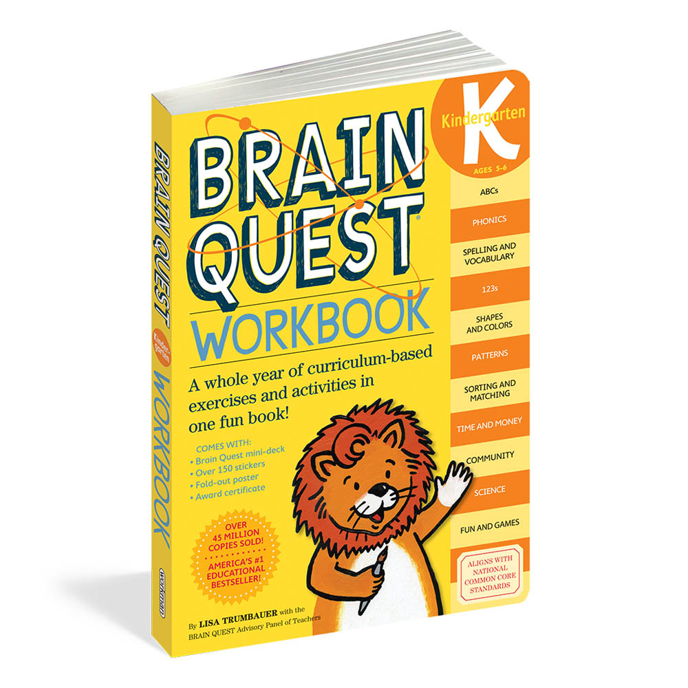 Brain Quest - Kindergarten Workbook