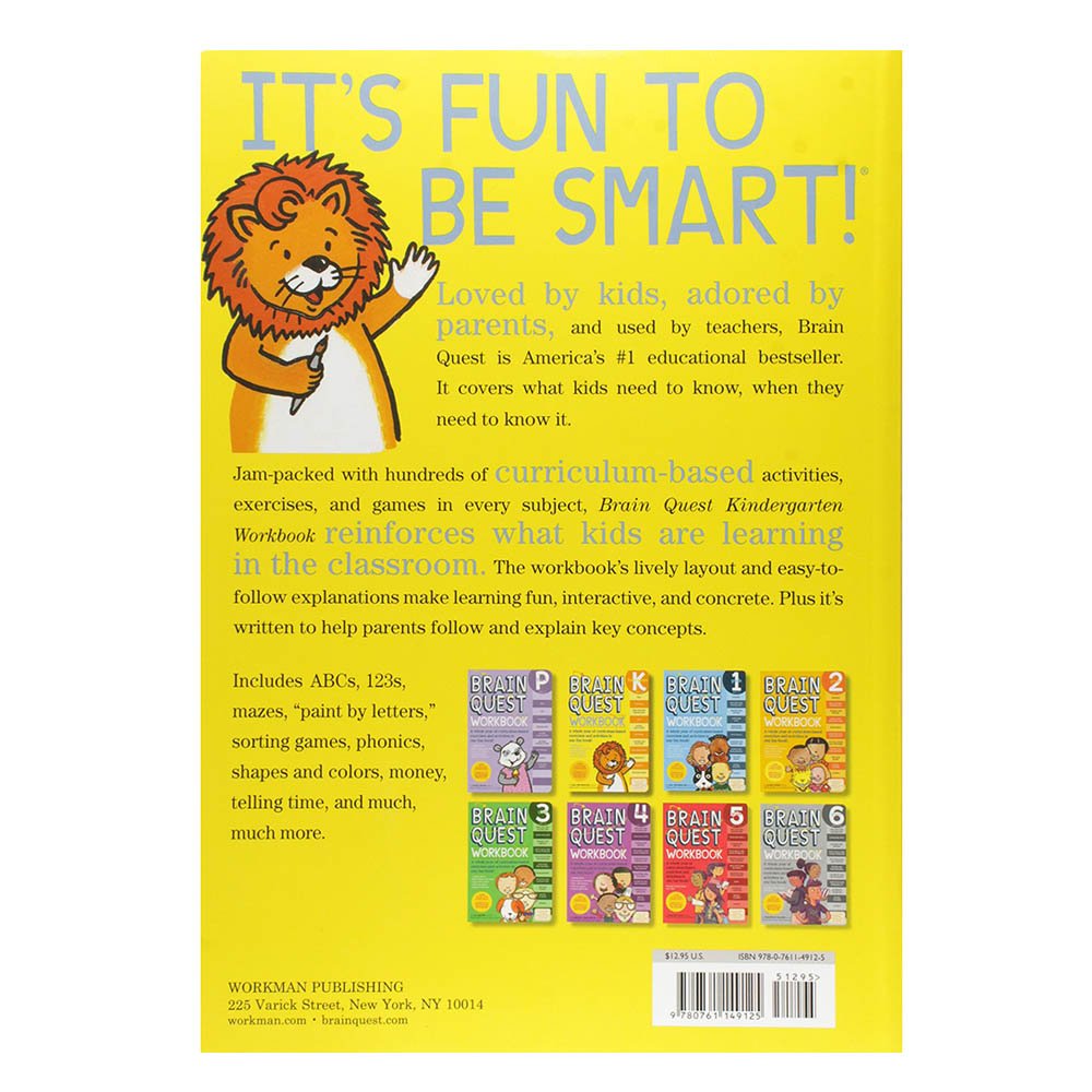 Brain Quest - Kindergarten Workbook