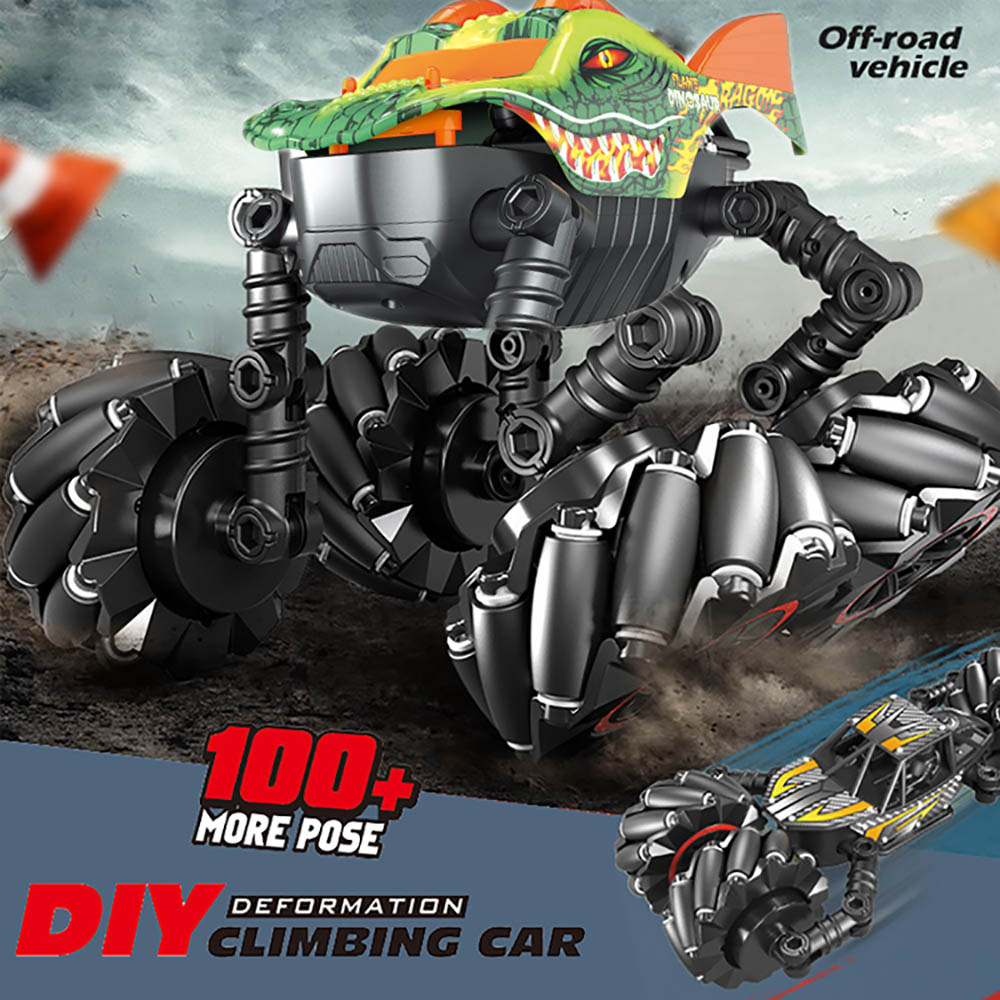 Bricstar - Transformable Drifting Stunt RC Cars - Dinosaur