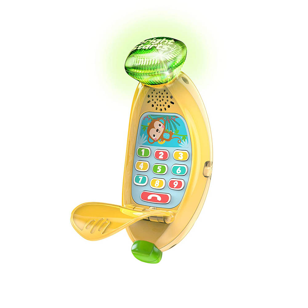 Bright Starts - Babblin' Banana Ring & Sing Activity Toy