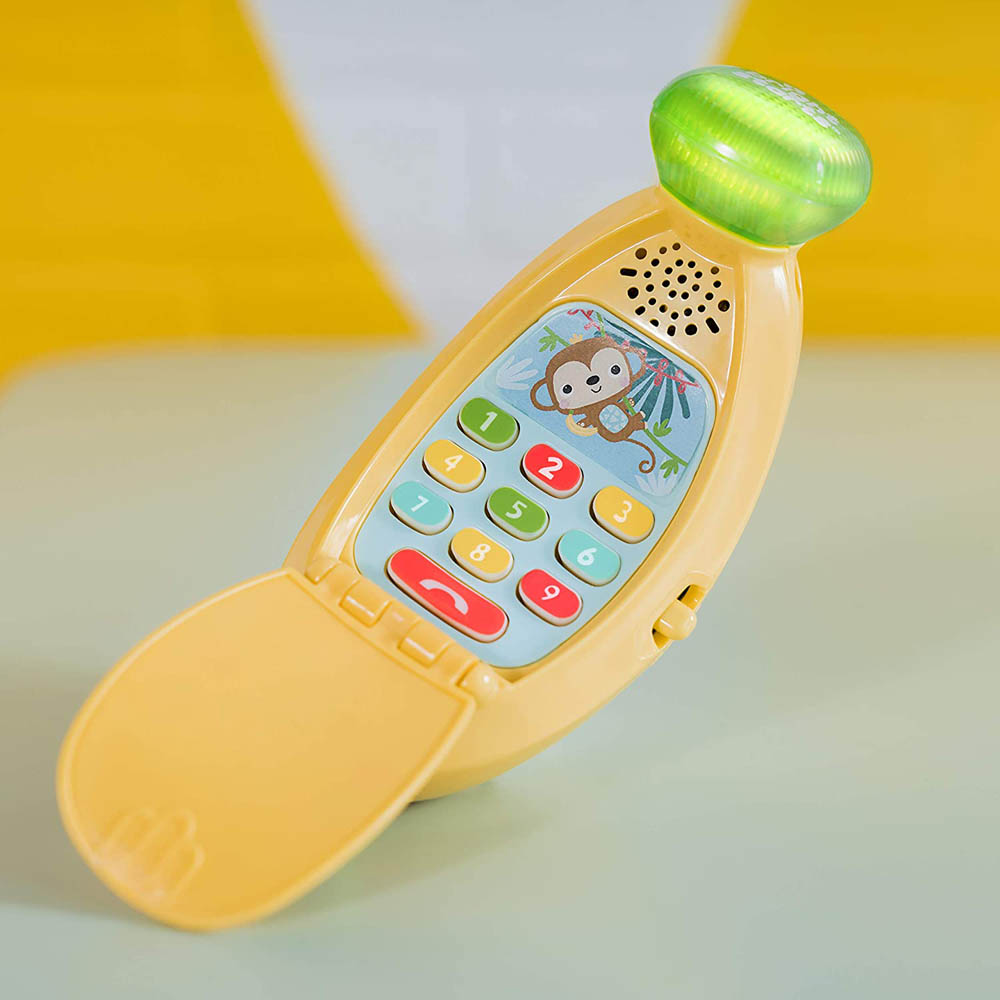 Bright Starts - Babblin' Banana Ring & Sing Activity Toy
