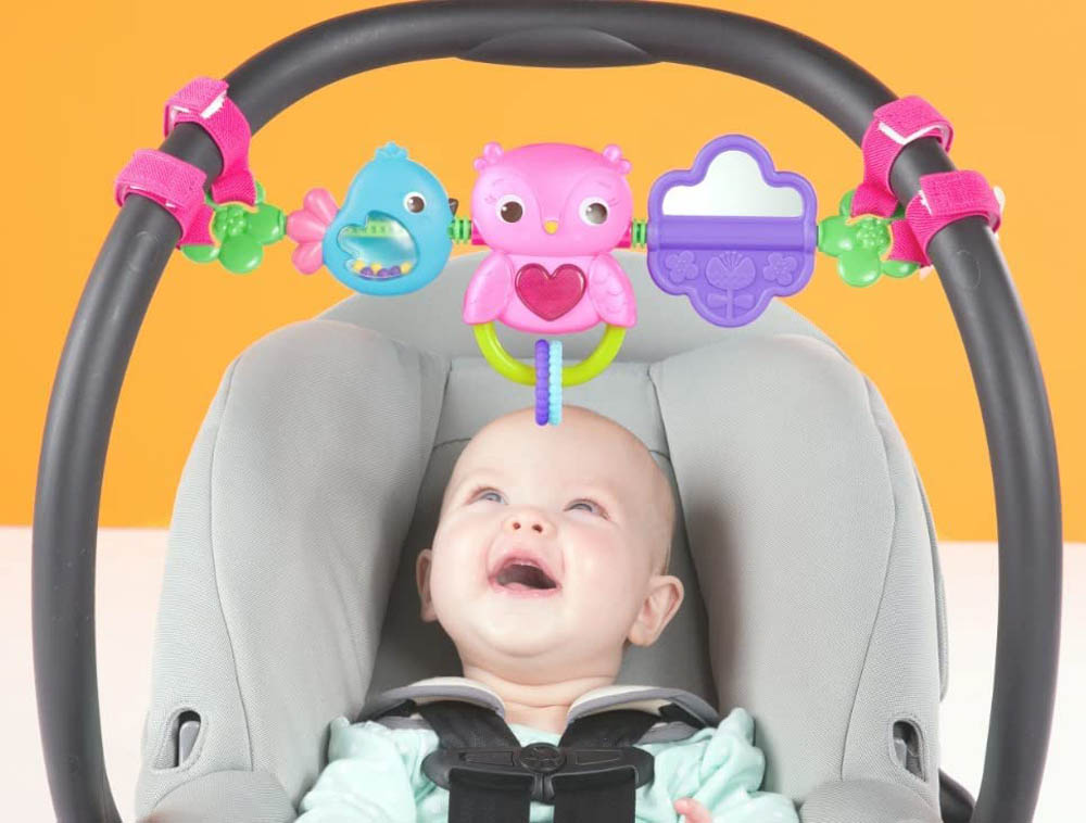 Bright Starts - Busy Birdies Carrier Toy Bar