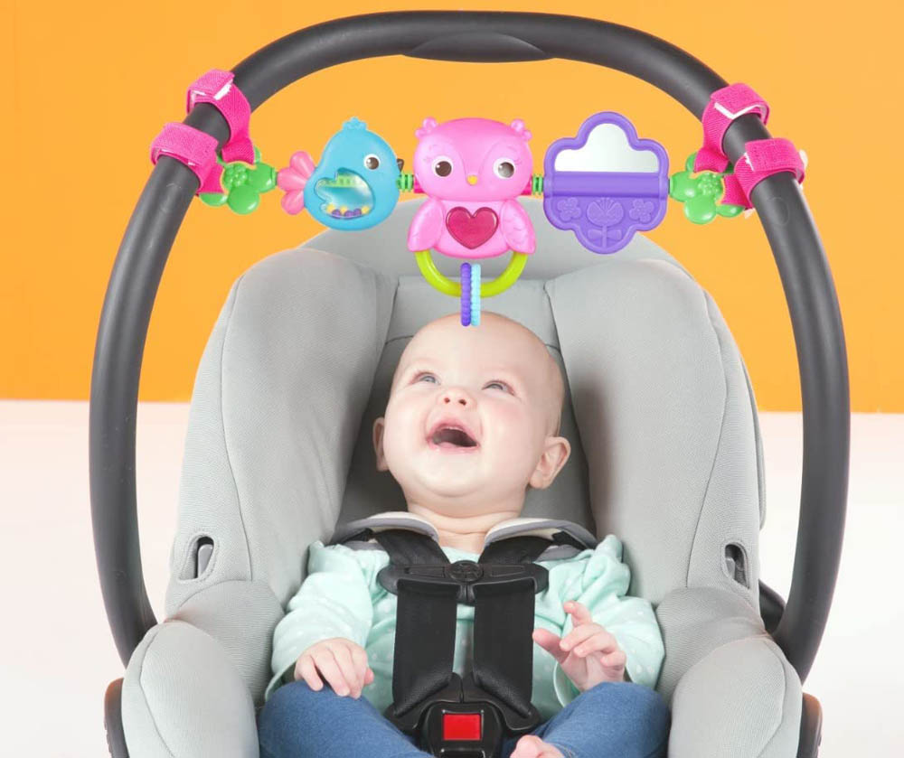 Bright Starts - Busy Birdies Carrier Toy Bar