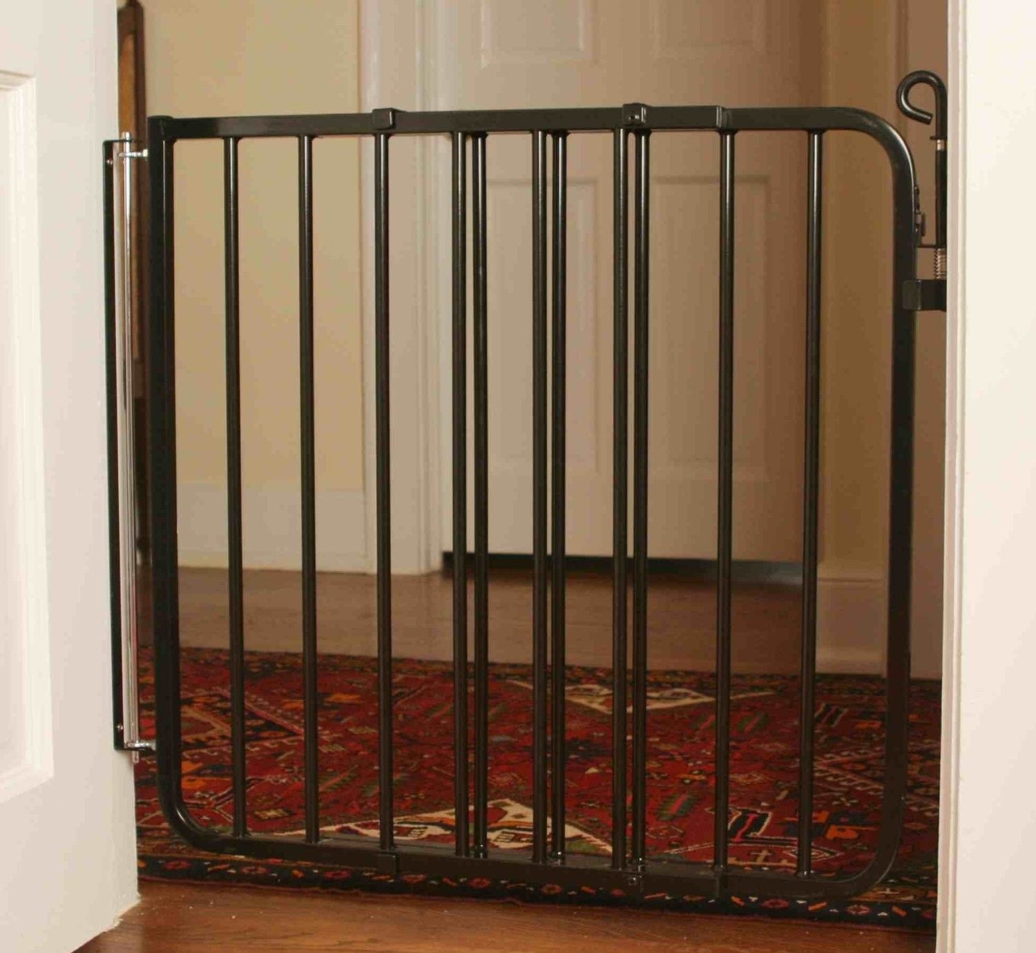 Cardinal Gates Black Child Safety Auto Lock Gate 