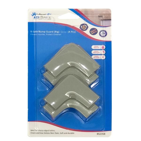 B-Safe Bump Guard Big Grey - 4 Pcs