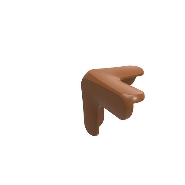 B-Safe 3 Sided Bump Guard Brown - 4 Pcs