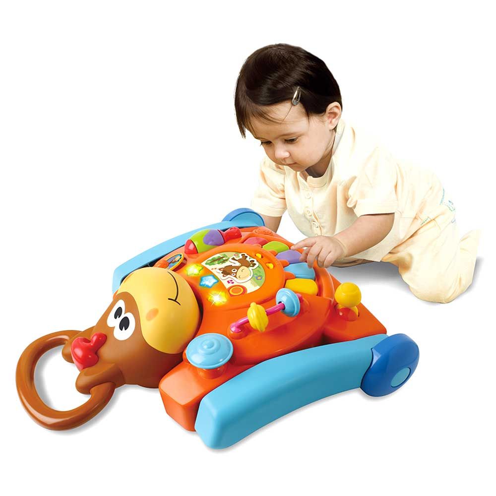B Kids Multifunctional Twinkling Horse Table Baby Walker 3 In