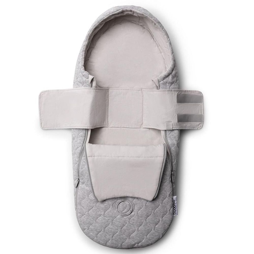 Bugaboo - Newborn Foot Muff Inlay Light - Grey Melange