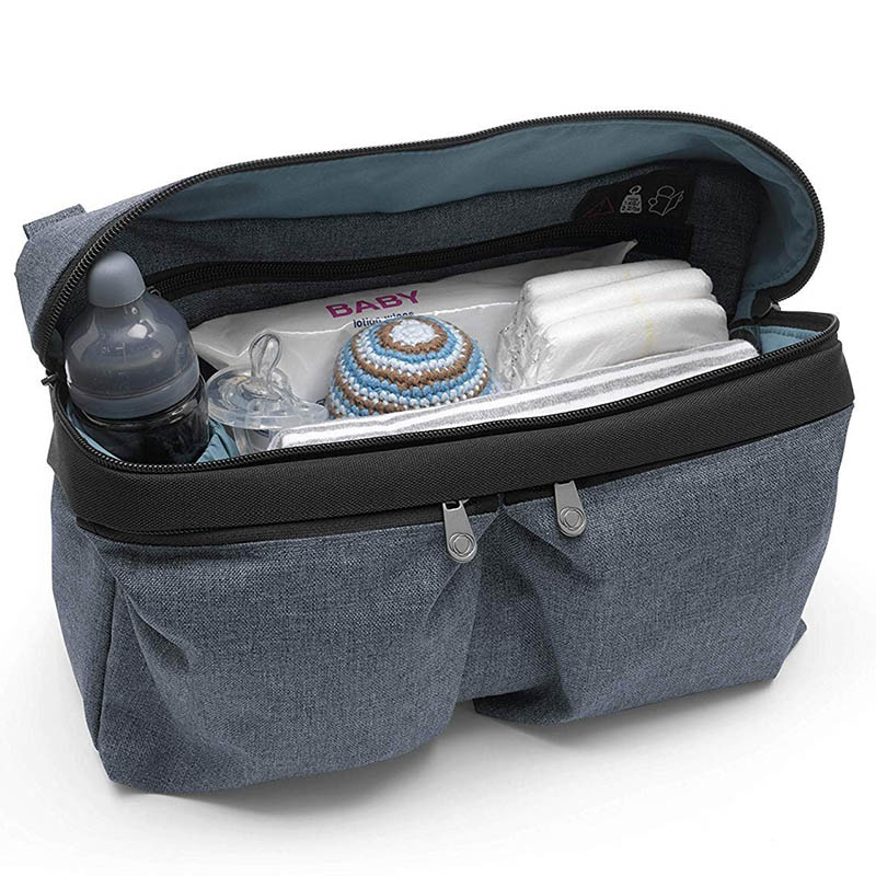Bugaboo Stroller Organizer Bag Blue Melange