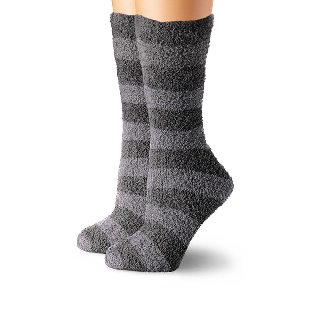 Cabeau Fluffy Socks Charcoal