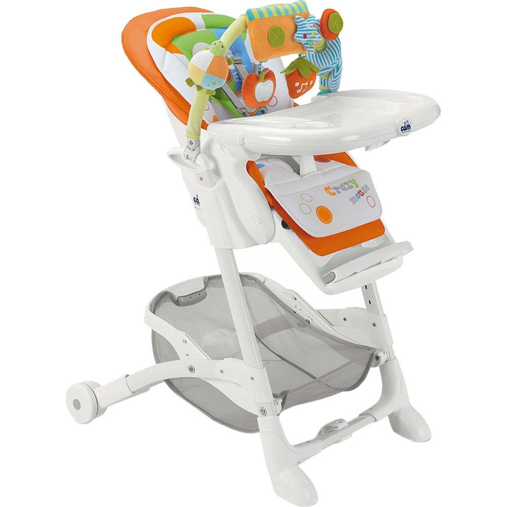 Cam Istante High Chair with Toys Orange