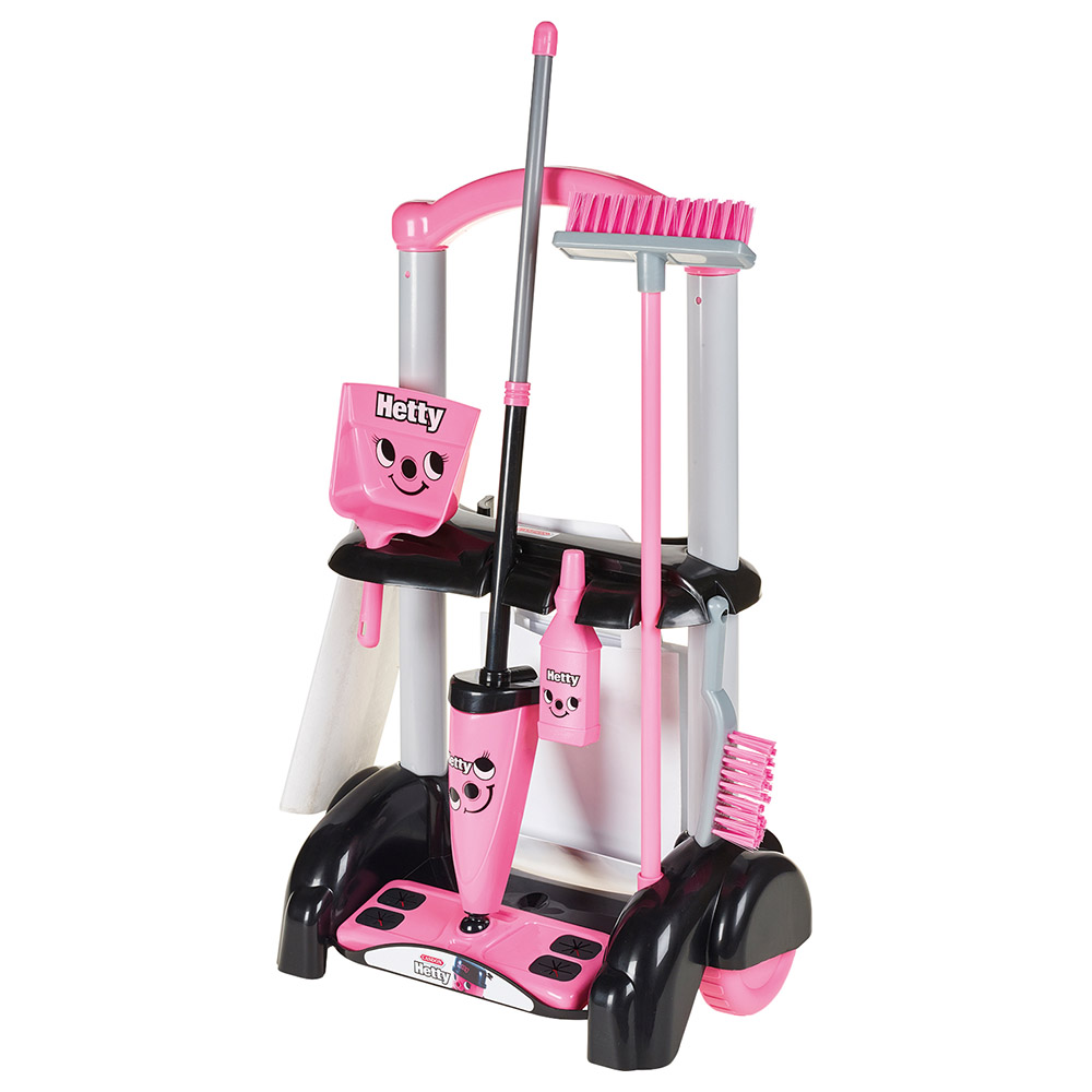 Casdon - Hetty Cleaning Trolley - Pink