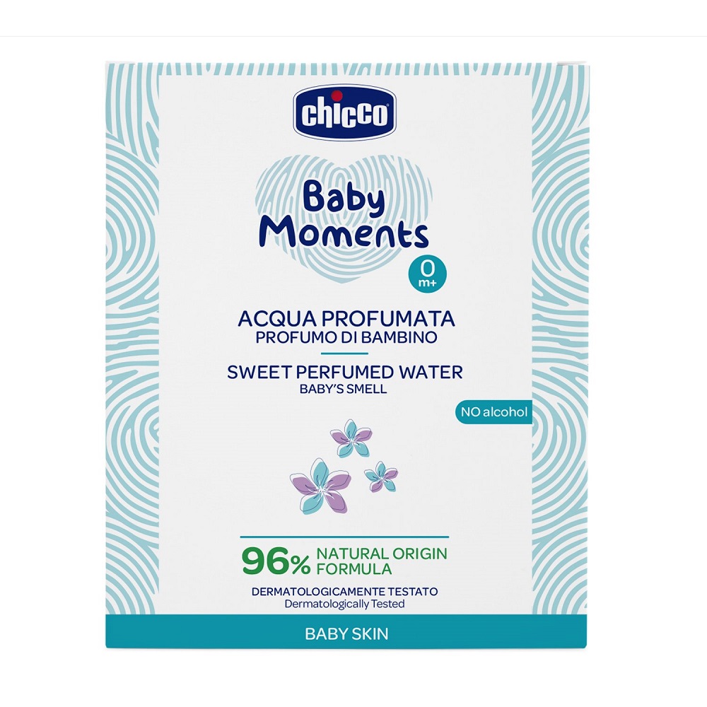 Chicco Baby Moments Sweet Perfumed Water Baby's Smell for Baby Skin 0m+ 100ml