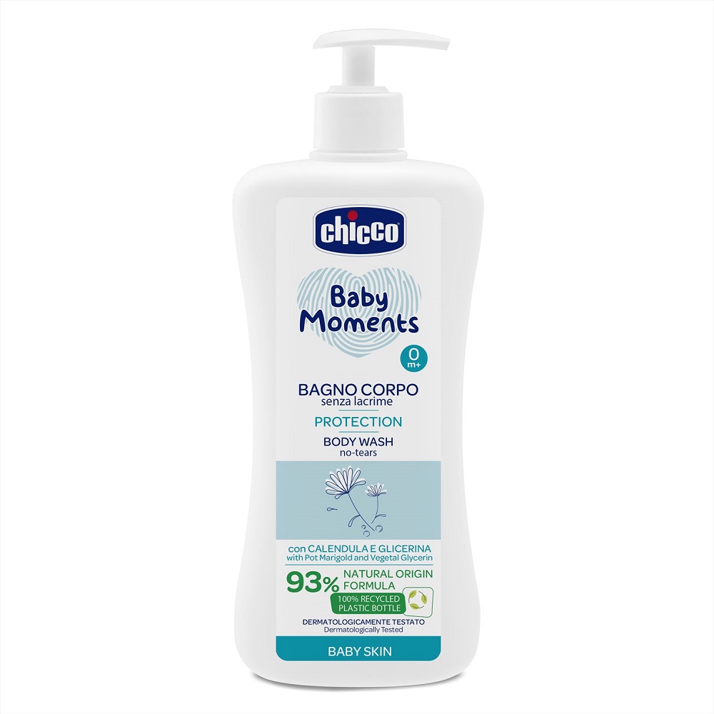 Chicco Baby Moments Body Wash No-Tears Protection for Baby Skin 0m+ 750ml
