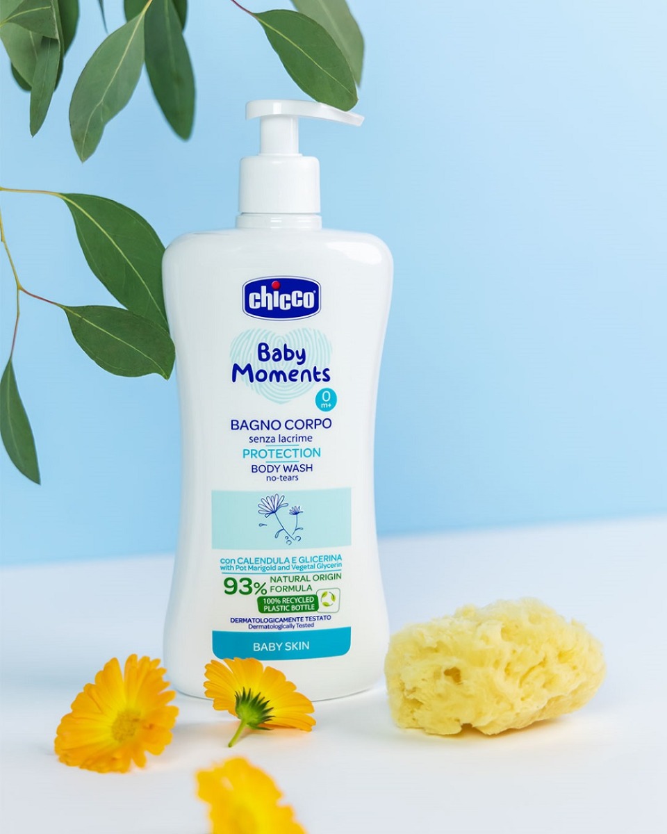 Chicco Baby Moments Body Wash No-Tears Protection for Baby Skin 0m+ 750ml