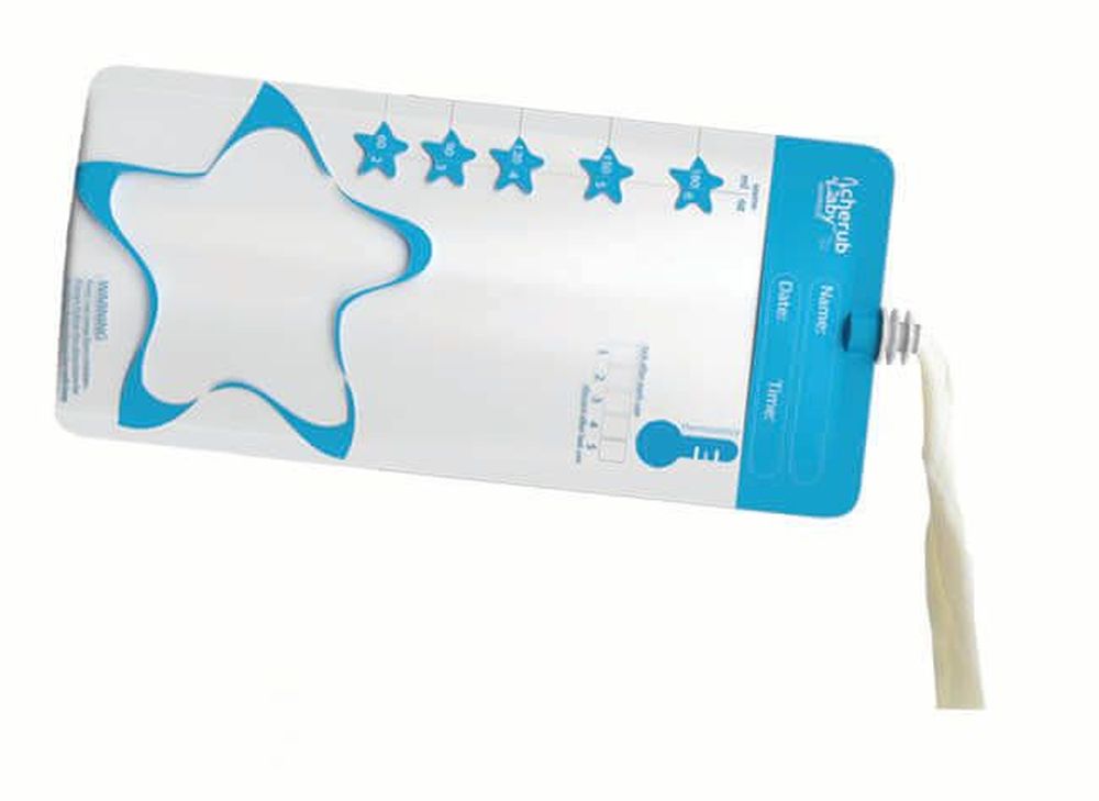 Cherub Baby - Reusable Thermosensor Breast Milk Bags - Pack of 10